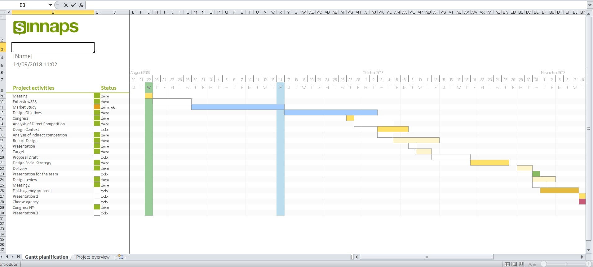 Timeline Chart In Excel How To Make It Sinnaps